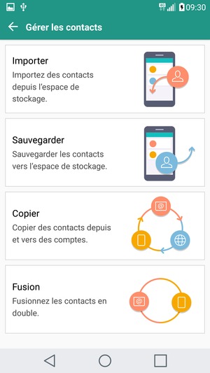 Sélectionnez Importer