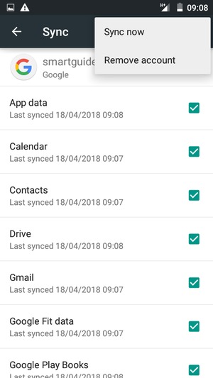 Select Sync now
