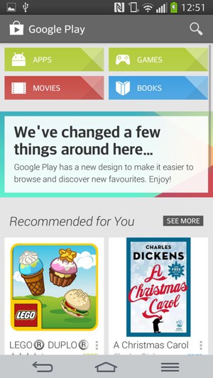 Select the Search button