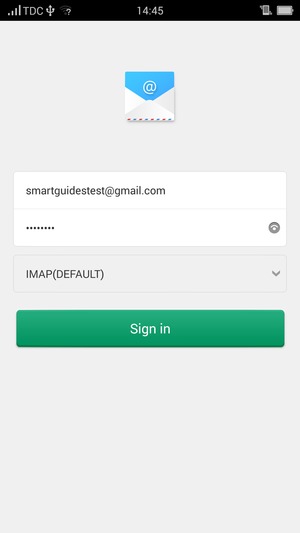 Enter your Gmail or Hotmail address and Password. Select Sign in