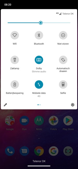 Selecteer Batterijbesparing