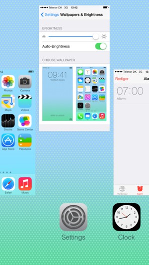 Swipe apps up to close them. This will save battery.