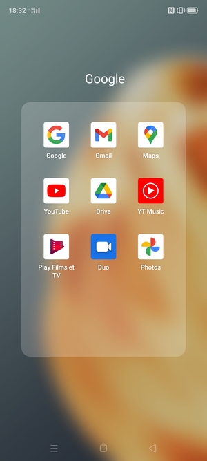Sélectionnez Gmail