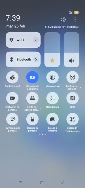 Active Modo ahorro de batería