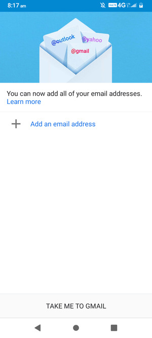 Select Add an email address