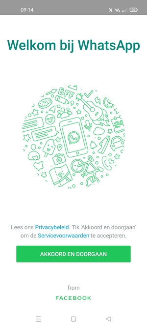 Uw app is klaar voor gebruik