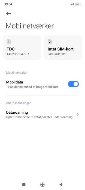 Vælg Dataroaming