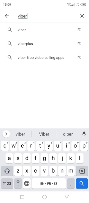 Enter the app name and select Search
