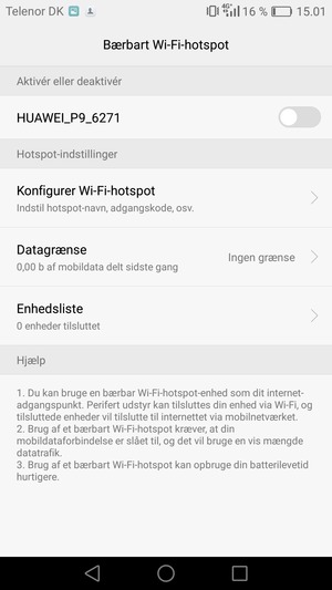 Aktiver Bærbart Wi-Fi-hotspot