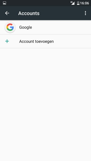 Selecteer Google