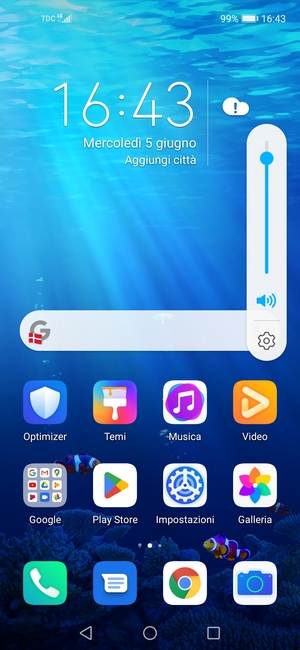 Continua a premere per abbassare il volume fino al livello desiderato
