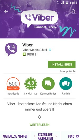 Wählen Sie INSTALLIEREN