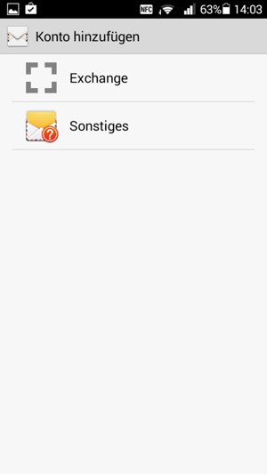 Wählen Sie Sonstiges
