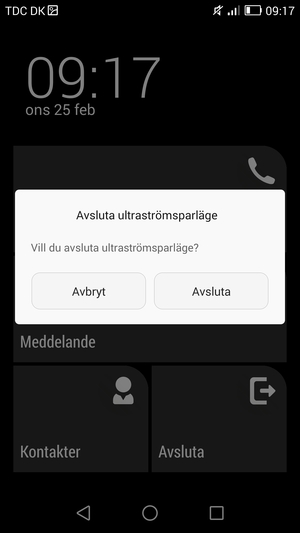 Välj Avsluta