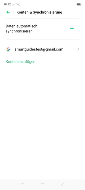Wählen Sie Ihr Google Konto