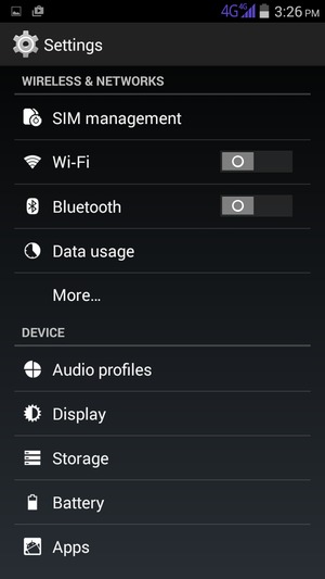 Select Wi-Fi
