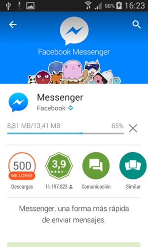 Espere a que el proceso de instalación finalice