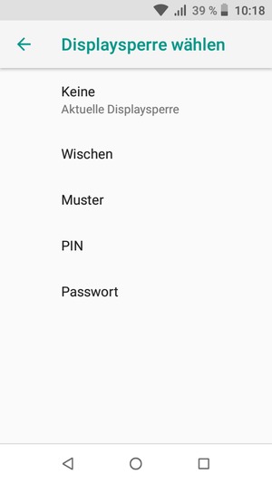 Wählen Sie Muster