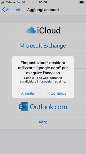 Seleziona Continua