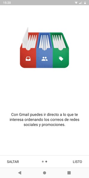 Seleccione LISTO
