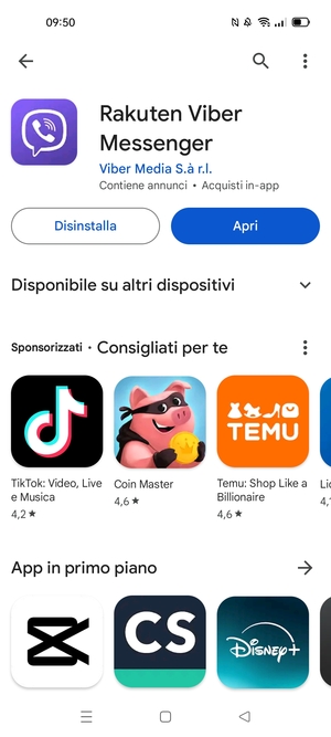 Seleziona Apri