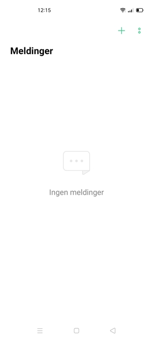 Velg menyknappen