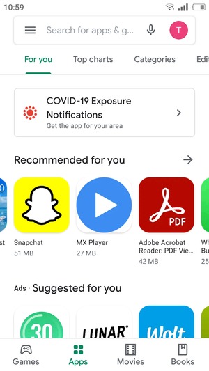 Select the Search bar