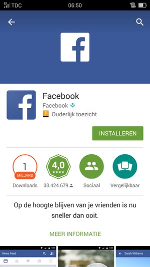 Selecteer INSTALLEREN