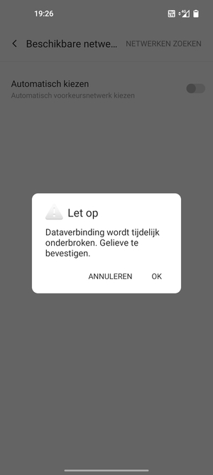 Selecteer OK
