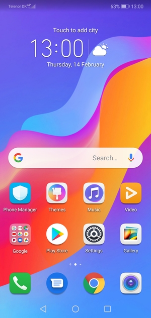 Select Settings