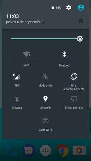 Desactive Wi-Fi y Bluetooth