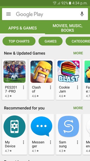 Select the Search bar