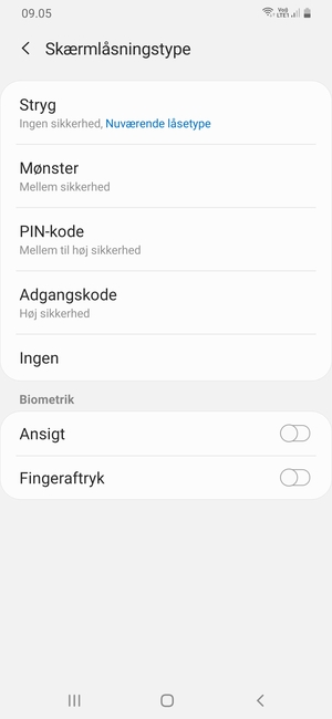 Vælg Mønster