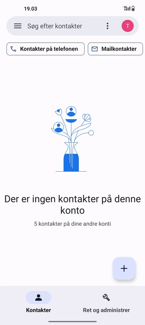 Vælg Ret og administrer