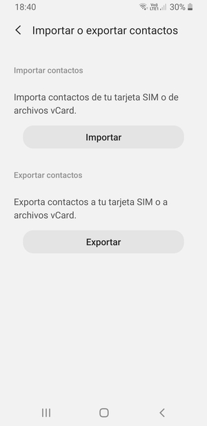 Seleccione Importar