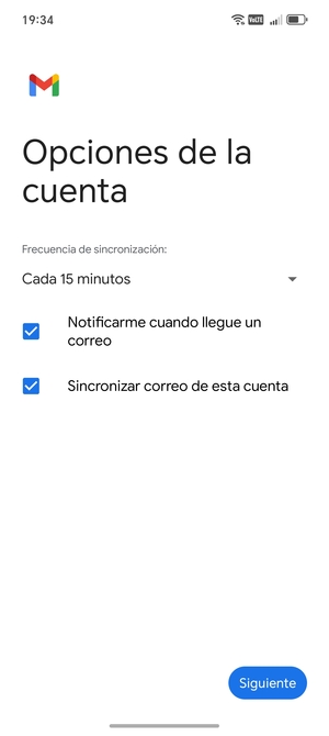 Seleccione Siguiente