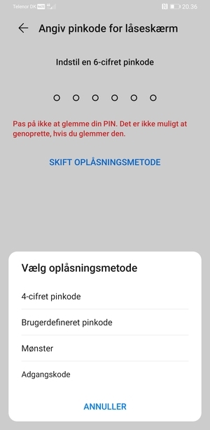 Vælg Mønster