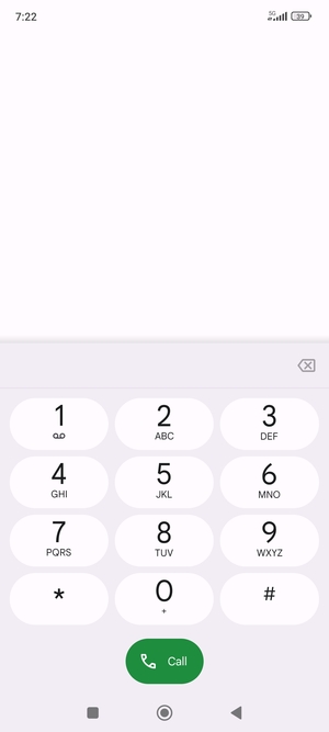 Press and hold the number 1