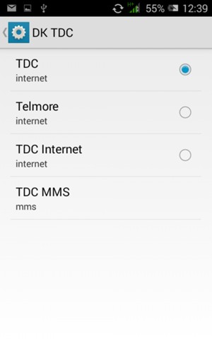 Votre téléphone va être réinitialisé avec les paramètres Internet et MMS par défaut