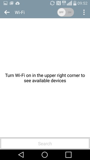 Turn on Wi-Fi