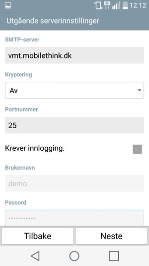Fjern krysset i avkrysningsboksen Krever innlogging. og velg Neste