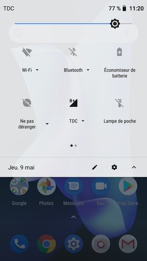 Régler la luminosité au niveau souhaité