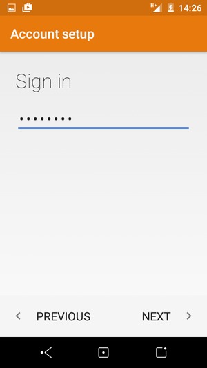 Enter your Password and select NEXT