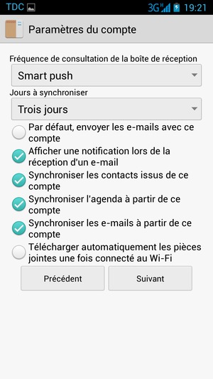 Sélectionnez Suivant