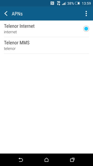 Select the Menu button