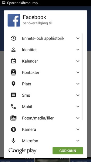 Välj GODKÄNN