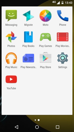 Scroll to and select Settings