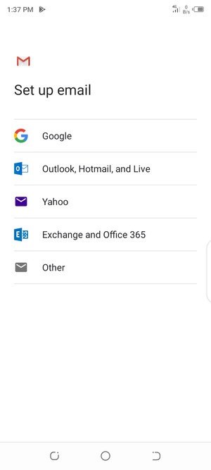 Select Outlook, Hotmail, and Live