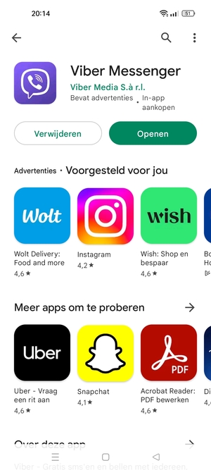 Selecteer Openen