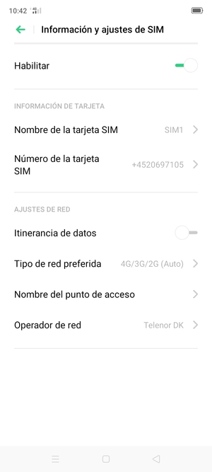 Seleccione Tipo de red preferida